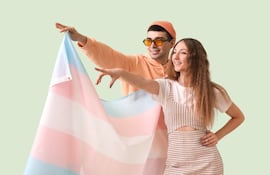 Concepto de visibilidad transgénero.