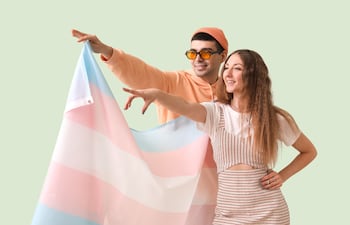 Concepto de visibilidad transgénero.