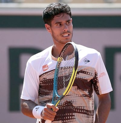 Adolfo Daniel Vallejo, mejor exponente del tenis paraguayo en la actualidad.