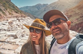 Pareja en Maras, Perú.