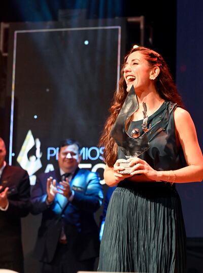 Alexandra Cortese Mayans, feliz con su distinción de Joven Emprendedora de ADEC.