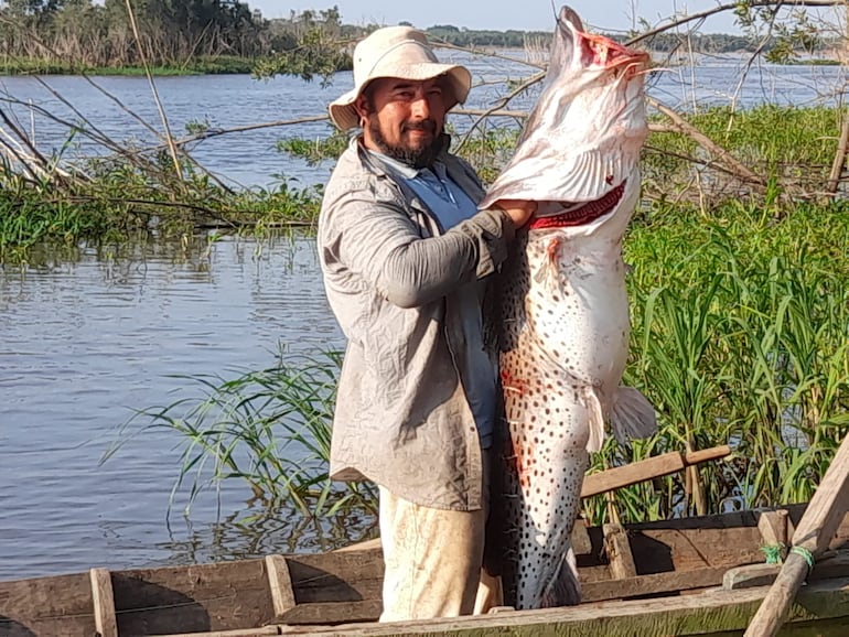 Lizandro Ruíz,pescador de la zona de Pilar.