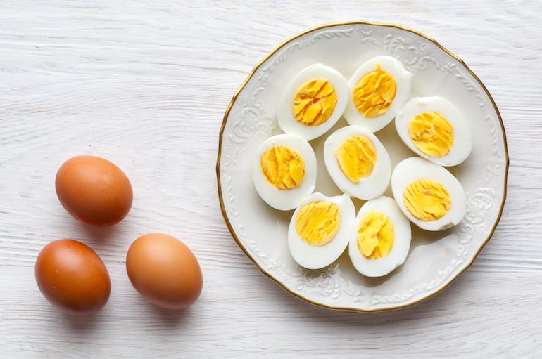 Huevos duros.