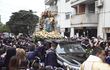Procesión de la Virgen María Auxiliadora en Asunción.