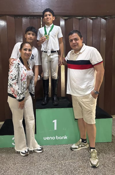 Mauricio Brizuela, de La Fortaleza, tuvo destacada actuación en la categoría 1.20.