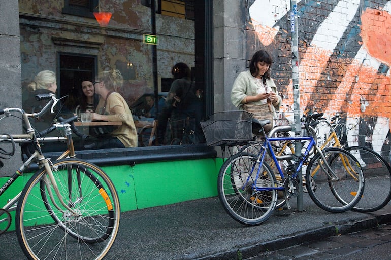 Brunswick Street Fitzroy, Melbourne, Australia.