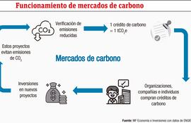 Funcionamiento de mercados de carbono