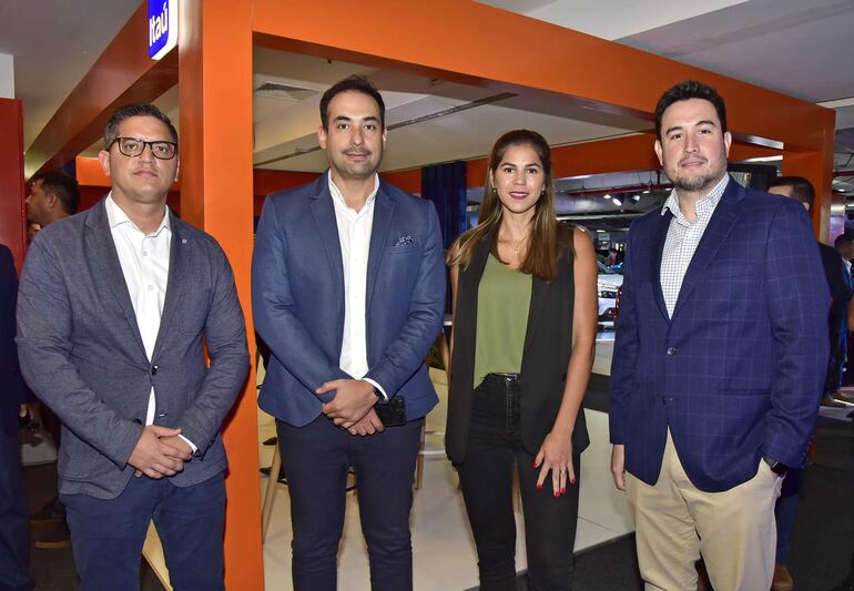 Diego Ortíz, Héctor Daponte, Soledad González y Alan Acosta.