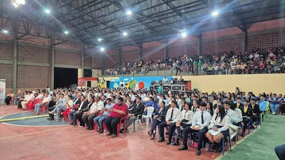 Inauguracion de Justas del Saber en Fuerte Olimpo