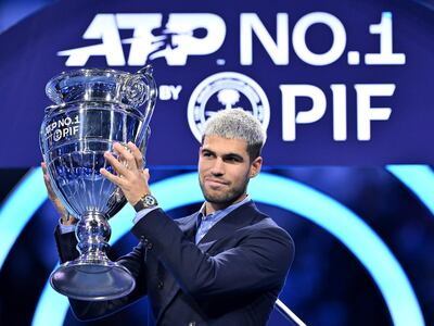 Carlos Alcaraz (22 años) cerrará la temporada en lo más alto de la clasificación del tenis mundial.