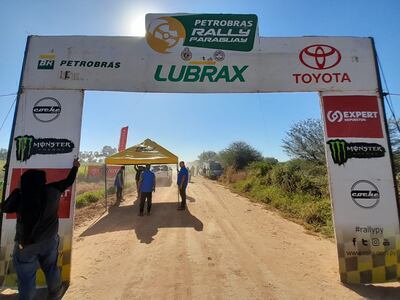 Así luce Campo 48, la meta de la edición 48 del Rally del Chaco.