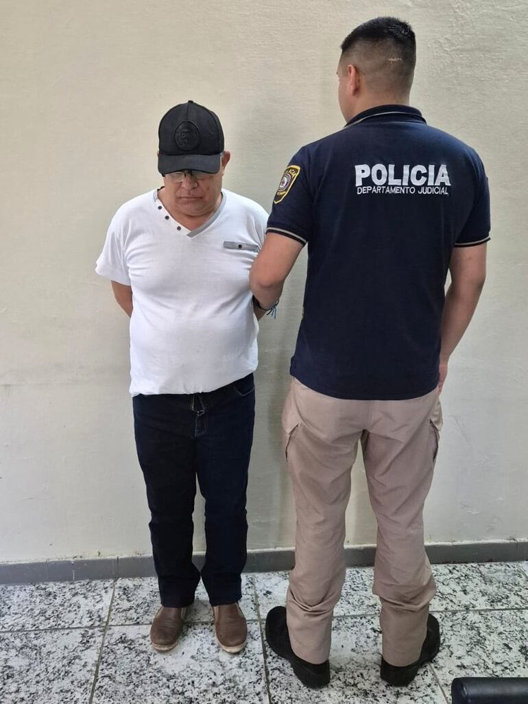 El exintendente de Lambaré, Roberto Cárdenas Ramírez, encarcelado en Tacumbú.