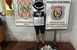 Agentes de la Policía Nacional procedieron a la aprehensión de Ricardo Javier Rivarola Galeano (32), sospechoso del hurto registrado en un local comercial del centro de Pilar en horas de la tarde de ayer.