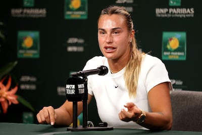 Aryna Sabalenka (27 años) considera que el tenis femenino a cinco sets favorecería a su juego, que es bien físico.
