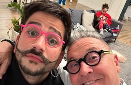 Camilo y su suegro, Ricardo Montaner, quien lo considera un hijo.