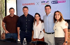 Directivos de Sudameris y DTP presentaron la propuesta.