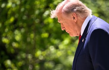Donald Trump, presidente de los Estados Unidos.