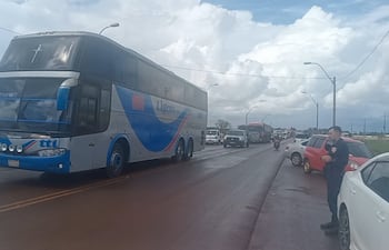 Luego de varias horas de bloqueo, los docentes liberaron la Ruta PY05 en Amambay.