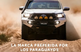 La Toyota Hilux es la pick up preferida por los paraguayos.