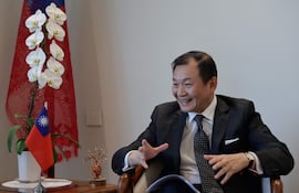 El embajador de la República de China (Taiwán) en Paraguay, José Chih-Cheng Han