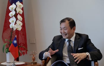 El embajador de la República de China (Taiwán) en Paraguay, José Chih-Cheng Han