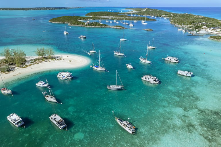 Yates en Great Exuma, Bahamas.