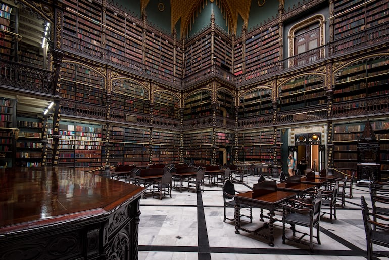 Real Gabinete Portugués de Lectura, Río de Janeiro, Brasil.