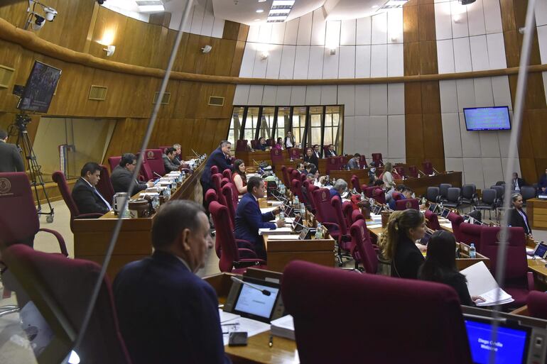 Imagen ilustrativa: una sesión de la Cámara de Diputados el año pasado. 
