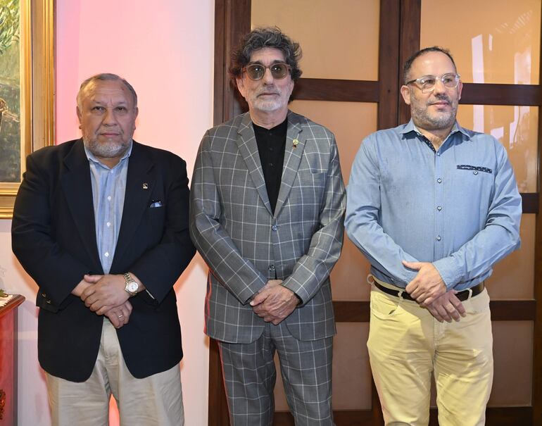 Aníbal Maidana, José Gregorio Insfrán y José María Calvo.