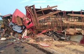 Camión que causó accidente en Pedrozo había recibido su habilitación vehicular dos semanas antes.