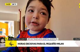 Tanto tiempo conectado a corazón artificial complicó cirugía de Milan: próximos días son decisivos