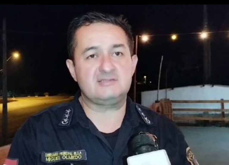 Comisario Miguel Olmedo, jefe de la comisaría 8ª de Santaní