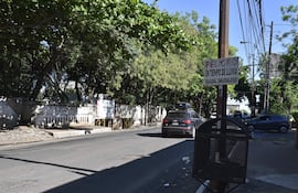 Zona de obras del desagüe pluvial de la cuenca de General Santos y San Antonio, en Asunción.