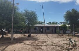 El casco central de la estancia Cervantes del Chaco, donde ocurrió el crimen.