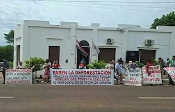 Pobladores de Piribebuy exigen el cuidado de los recursos hídricos y el freno a la deforestación.
