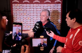 Gustavo Alfaro, entrenador de la Selección Paraguaya de Futbol, en la previa al duelo ente Marruecos en el segundo amistoso internacional de la fecha FIFA de marzo.
