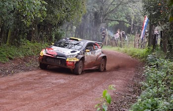 El Rally de Cordillera 2026 se disputa del 24 al 26 de julio en el tercer departamento de Paraguay, siendo válido como la cuarta fecha del Campeonato Sudamericano FIA/Codasur y la quinta del Campeonato Nacional de Rally (CNR). En la foto Gustavo Saba