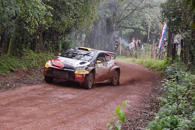 El Rally de Cordillera 2026 se disputa del 24 al 26 de julio en el tercer departamento de Paraguay, siendo válido como la cuarta fecha del Campeonato Sudamericano FIA/Codasur y la quinta del Campeonato Nacional de Rally (CNR). En la foto Gustavo Saba
