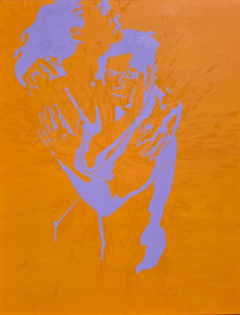 Fernando Amengual: "Ecuánimes", óleo sobre lienzo, 80x90, 2026.