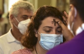 Imagen de archivo del Miércoles de Cenizas.