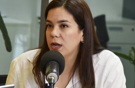 La diputada y precandidata a la intendencia de Asunción Johanna Ortega