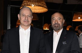 Fréderic Schriqui, líder de la delegración, y Pierre-Christian Soccoja, embajador de Francia.