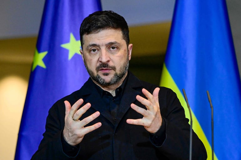 Volodímir Zelenski, presidente de Ucrania.