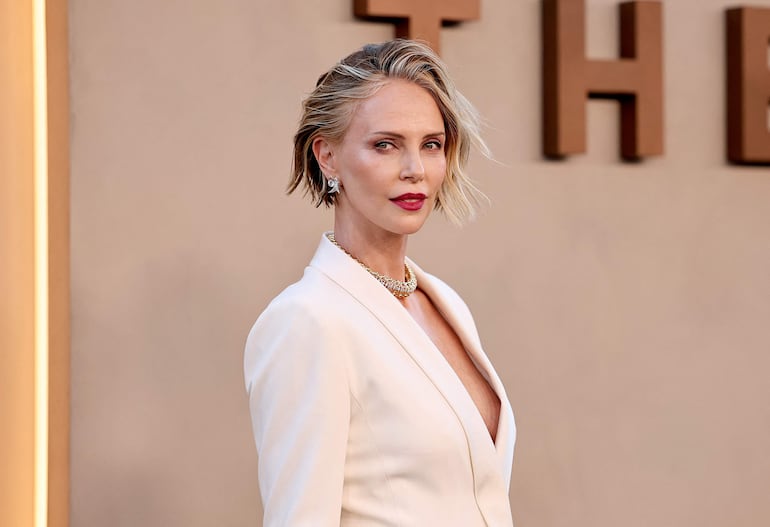 Charlize Theron da vida a Circe en "The Odyssey", la película que se estrenó en Nueva York. (Jamie McCarthy/Getty Images/AFP)