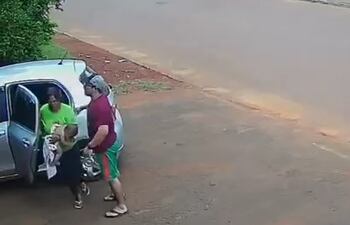 Hernandarias bebé bomberos