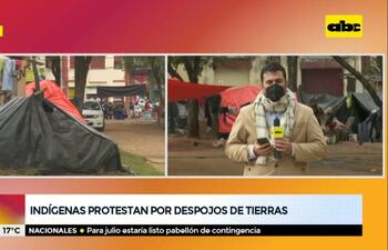 Indígenas protestan por despojos de tierras