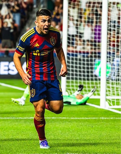 El paraguayo Brian Ojeda (25 años)  registra tres goles en 25 partidos en la temporada en Real Salt Lake.