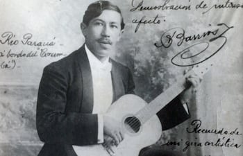 El compositor y guitarrista Agustín Pío Barrios, "Mangoré"