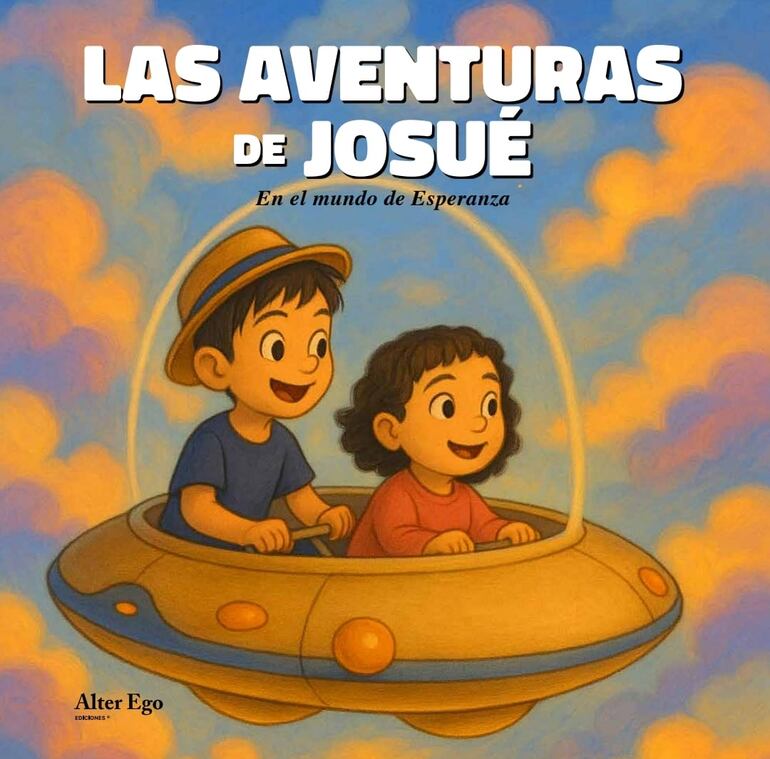 Portada del libro "Las Aventuras de Josué, En el Mundo de Esperanza" que será lanzado oficialmente mañana en Cantabria, España. (Gentileza)