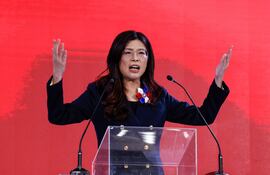 Cheng Li-wun, la nueva líder de la oposición taiwanesa el Kuomintang (KMT).